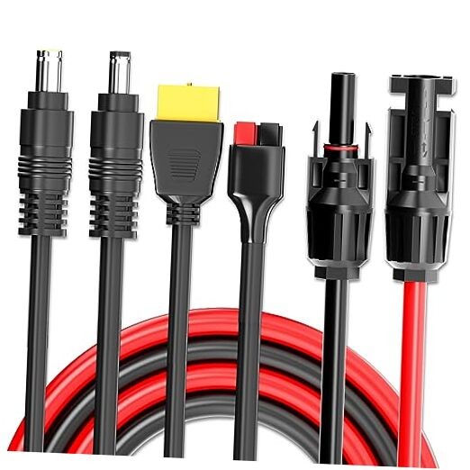 4-in-1 Solar Connector Extension Cable Splitter Adapter to 45A T10082