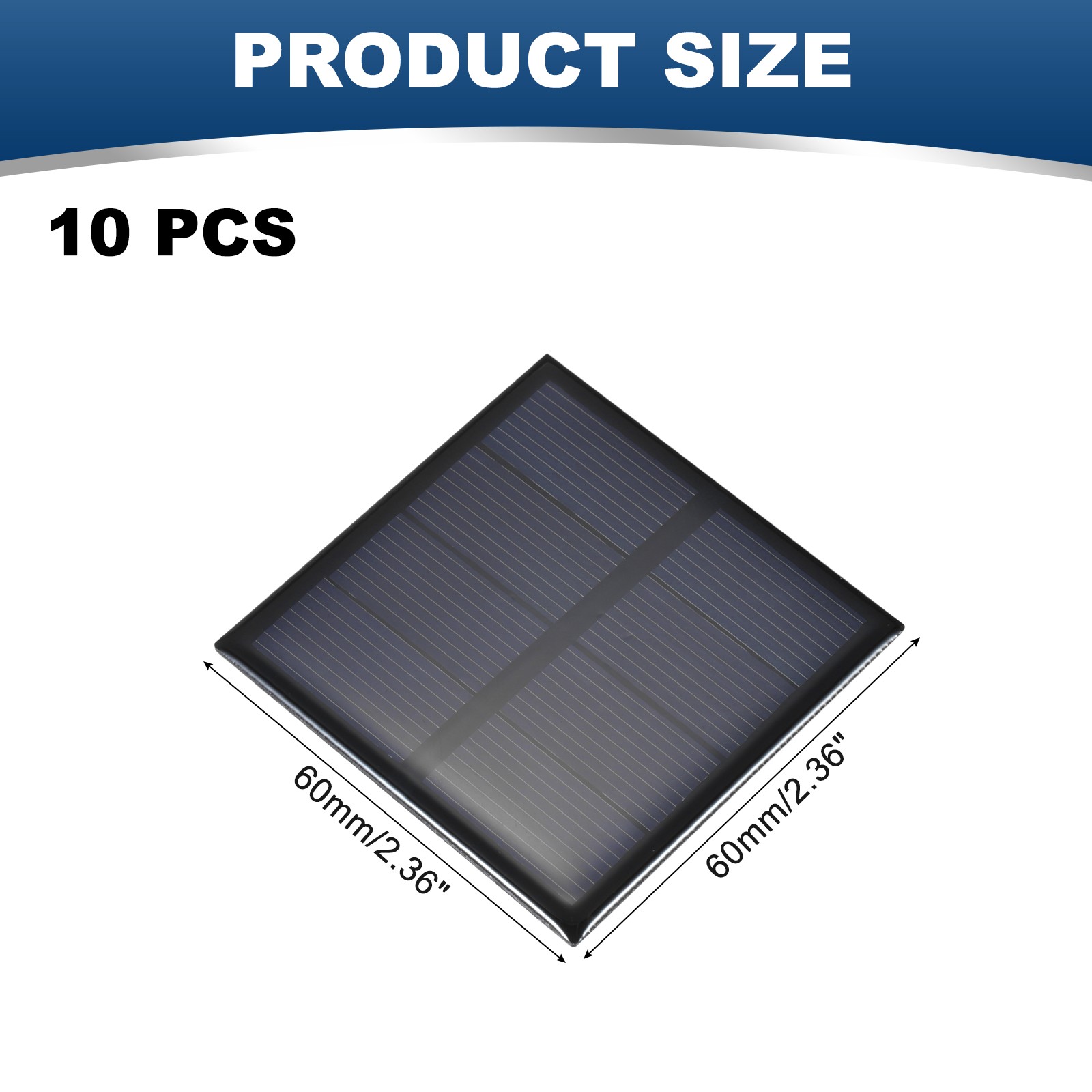 10PCS 2V 0.32W 0.16A Mini Solar Panels for Solar Power Small Solar Cells