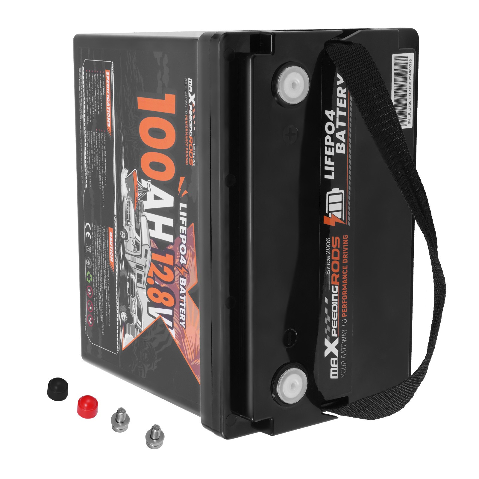 100Ah 12V Lithium Battery for RV, Low Temp Charging Protection BMS 1280Wh Energy