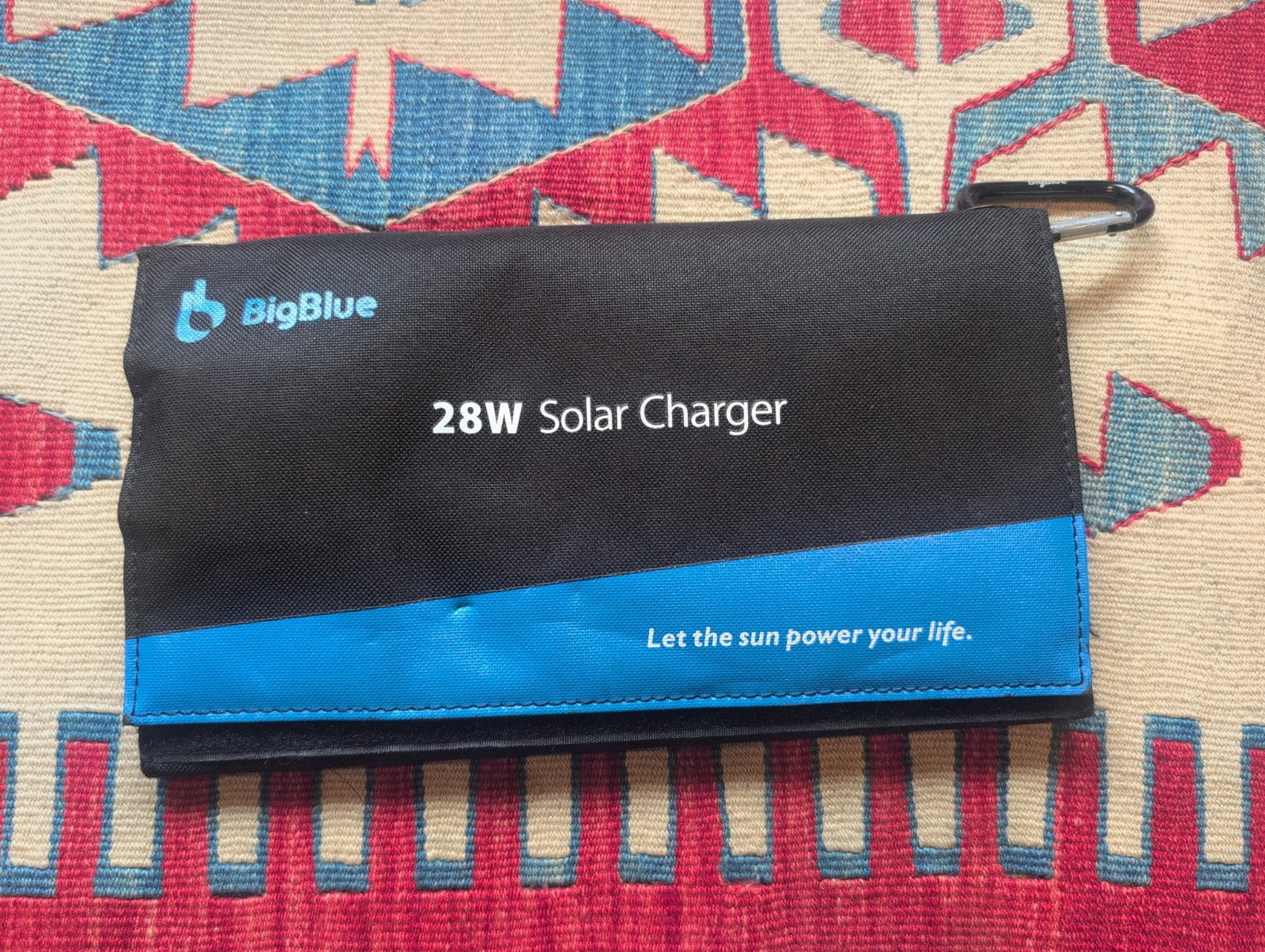 BigBlue 28W Portable Solar Charger Foldable USB Solar Panel Charger B401D