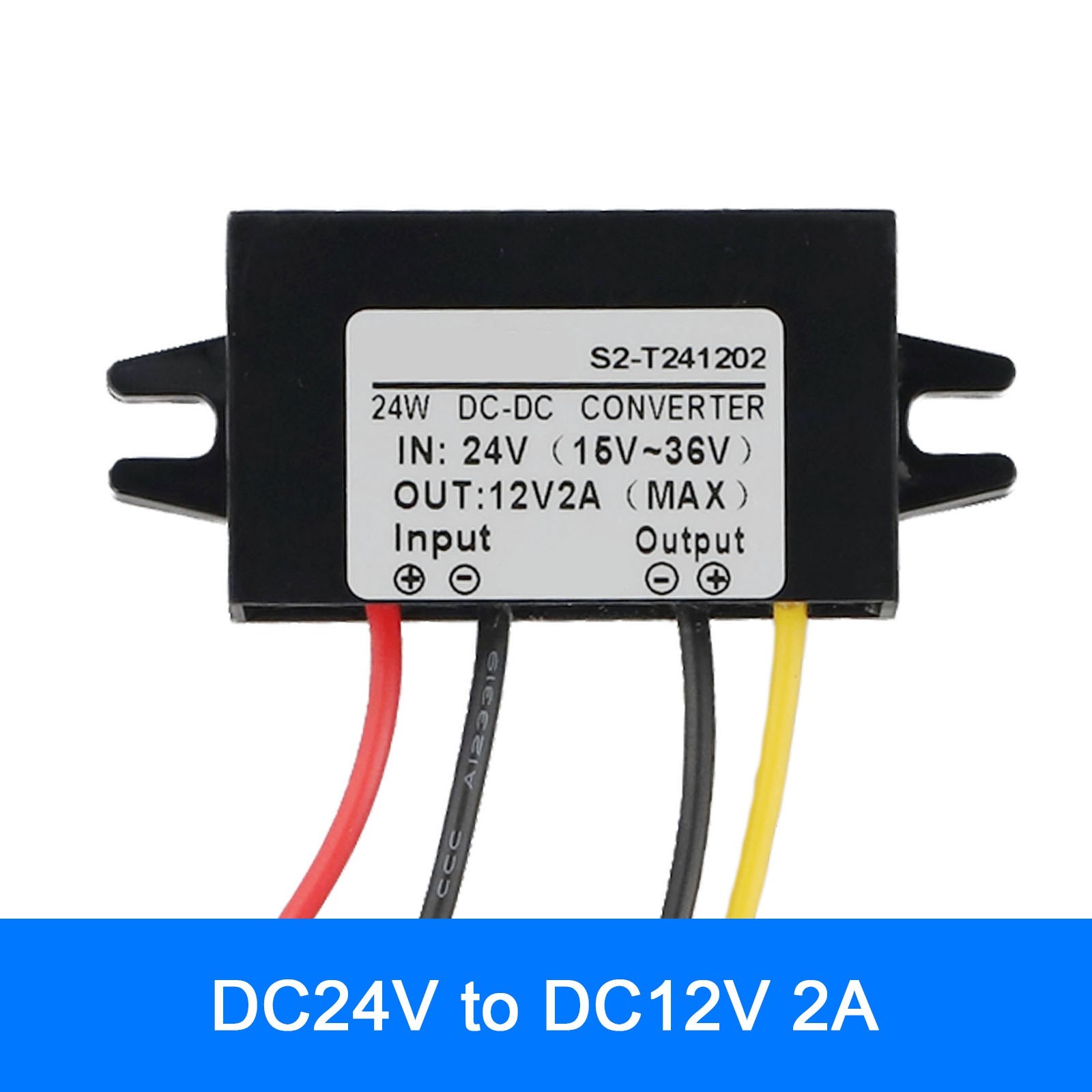 DC24V to DC12V Step Down Power Supply Converter Module for Various Devices