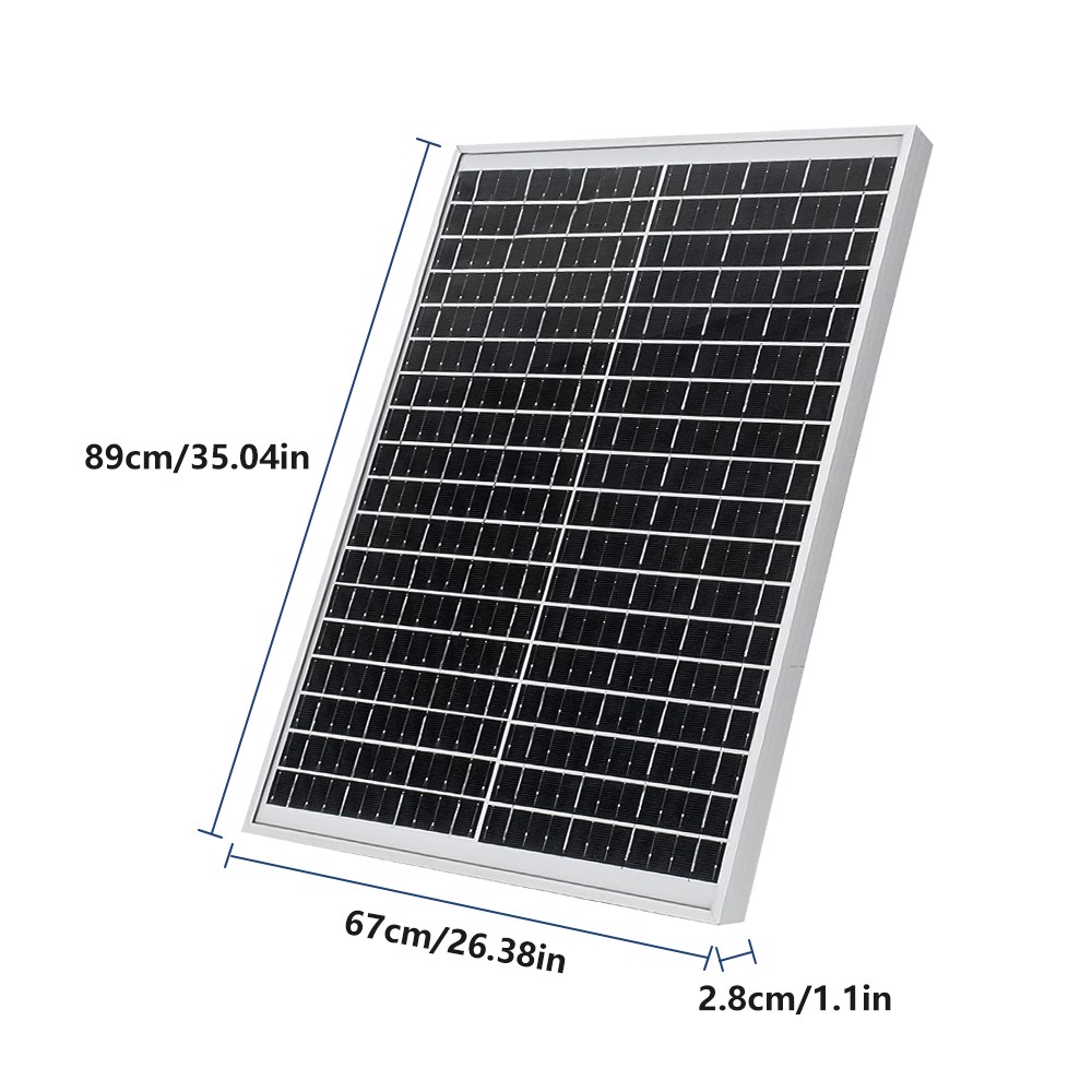 200W Watt 12V Mono Solar Panel Charging Battery Power RV Home Boat Camp Off-Grid