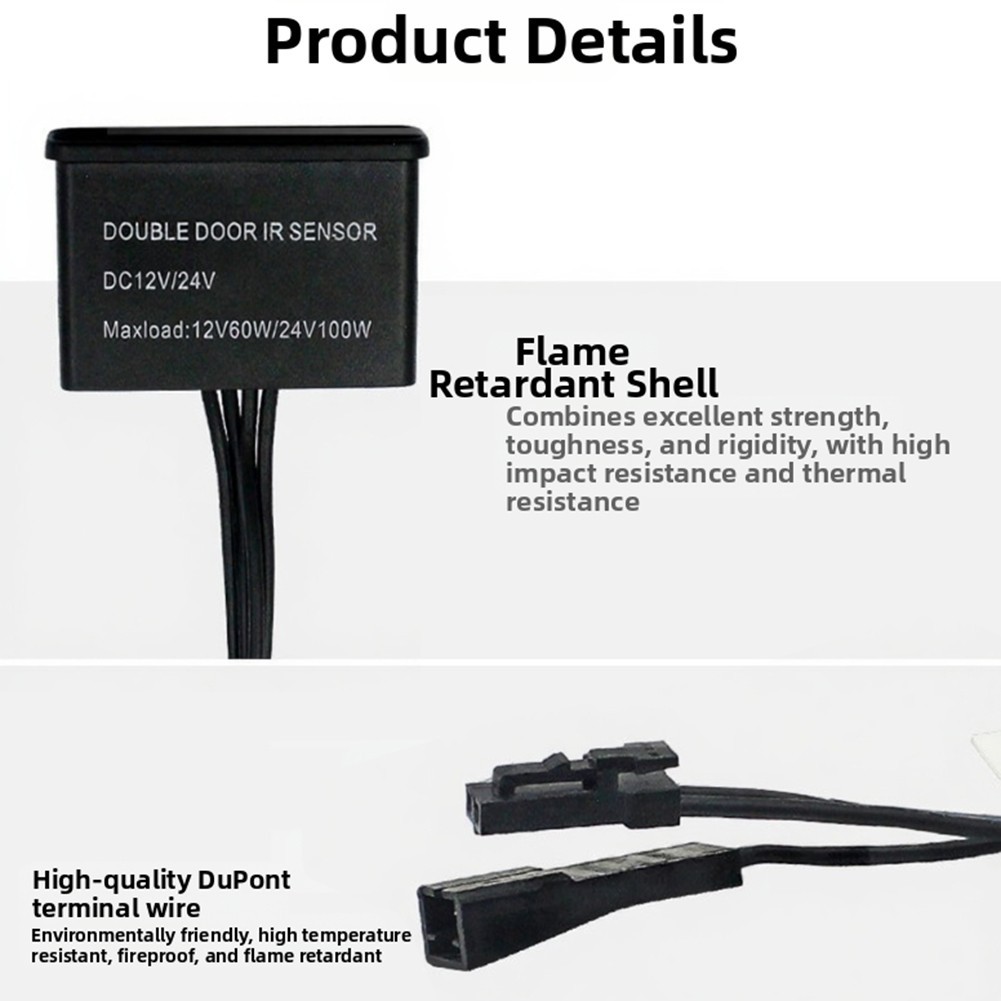 Dual Door Sensor Ultra Thin LED Strip for Automatic Closet Lighting Use