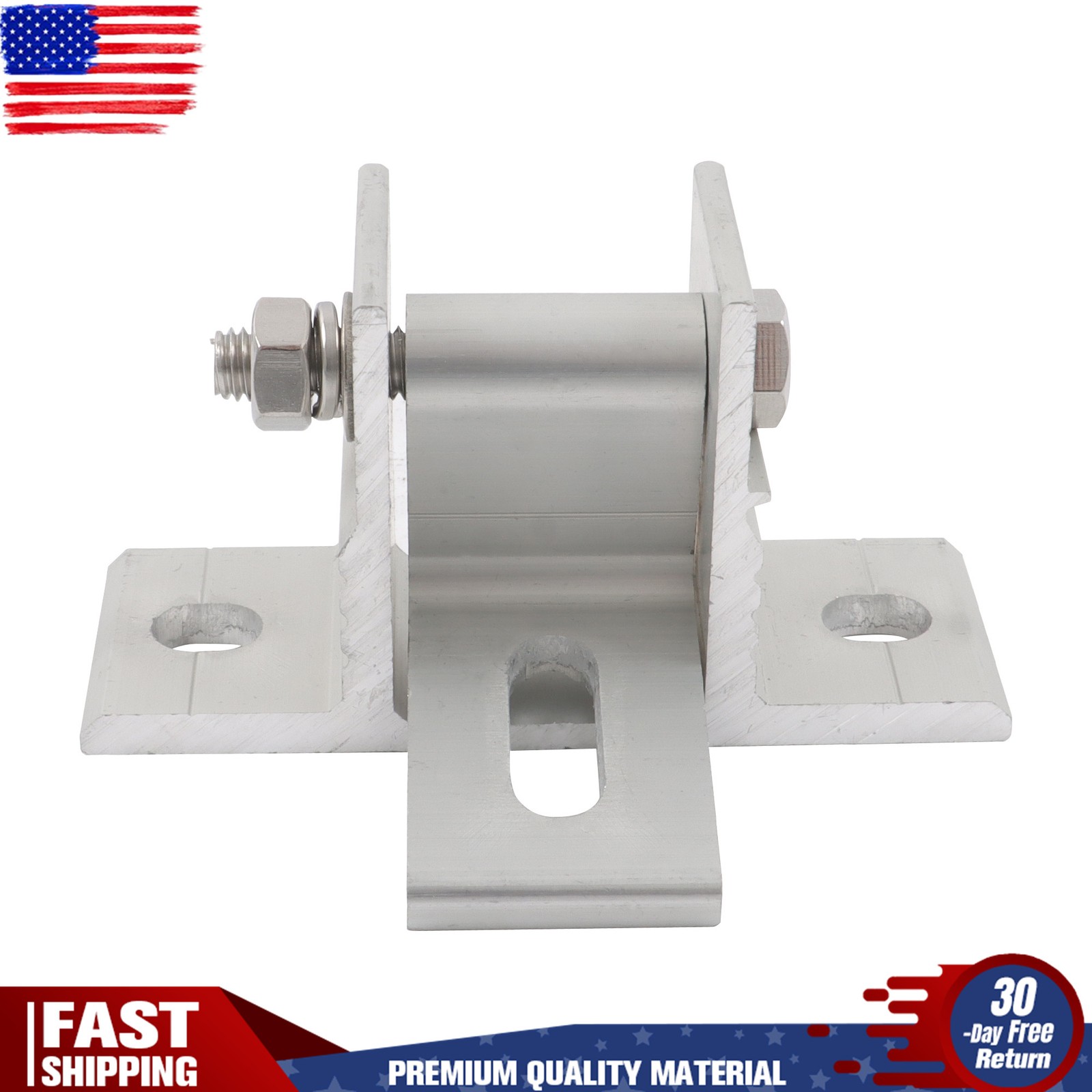 Adjustable Angle Solar Panel RV Tilt Mount Brackets Set 4 Packs For Roof Install