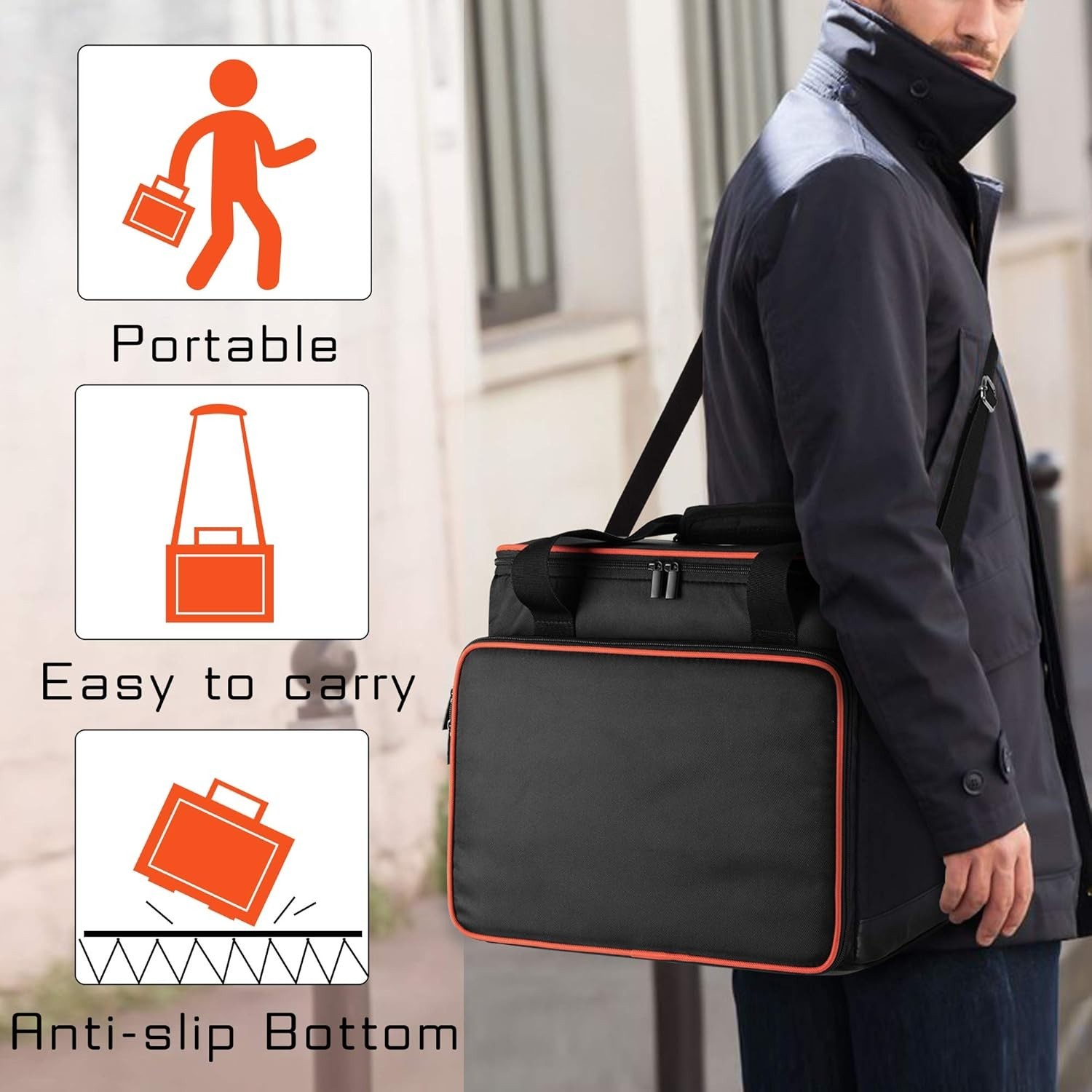 Water-Resistant Travel Case Compatible with Jackery Explorer 1000 Power Station