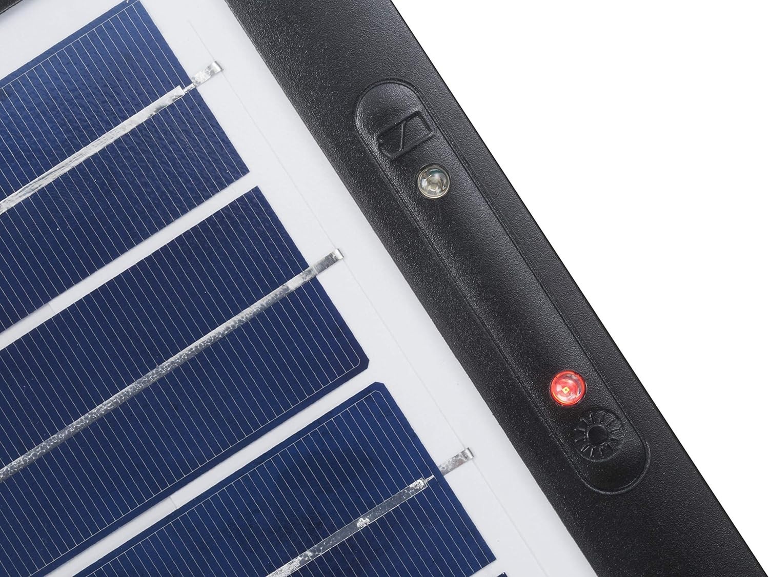 Multi-Device 7-Port Solar Charger for AA/AAA/9V Batteries with LED Indicators