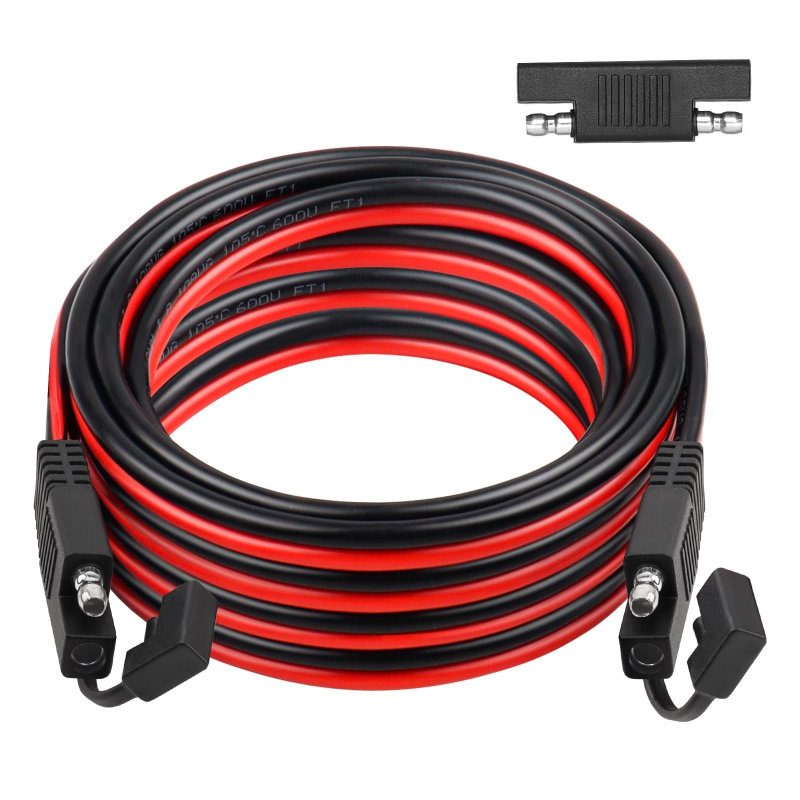 Kimbluth SAE Extension Cable 10AWG 20FT Quick Disconnect Tinned Copper Wire with
