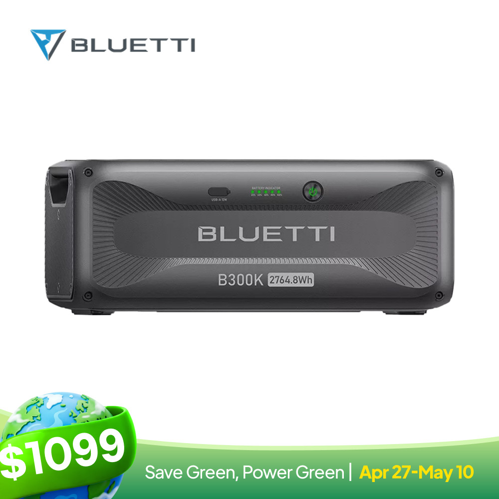 BLUETTI B300K 2764.8Wh Expandable Extra Battery for AC200L/AC300 for Road Trip