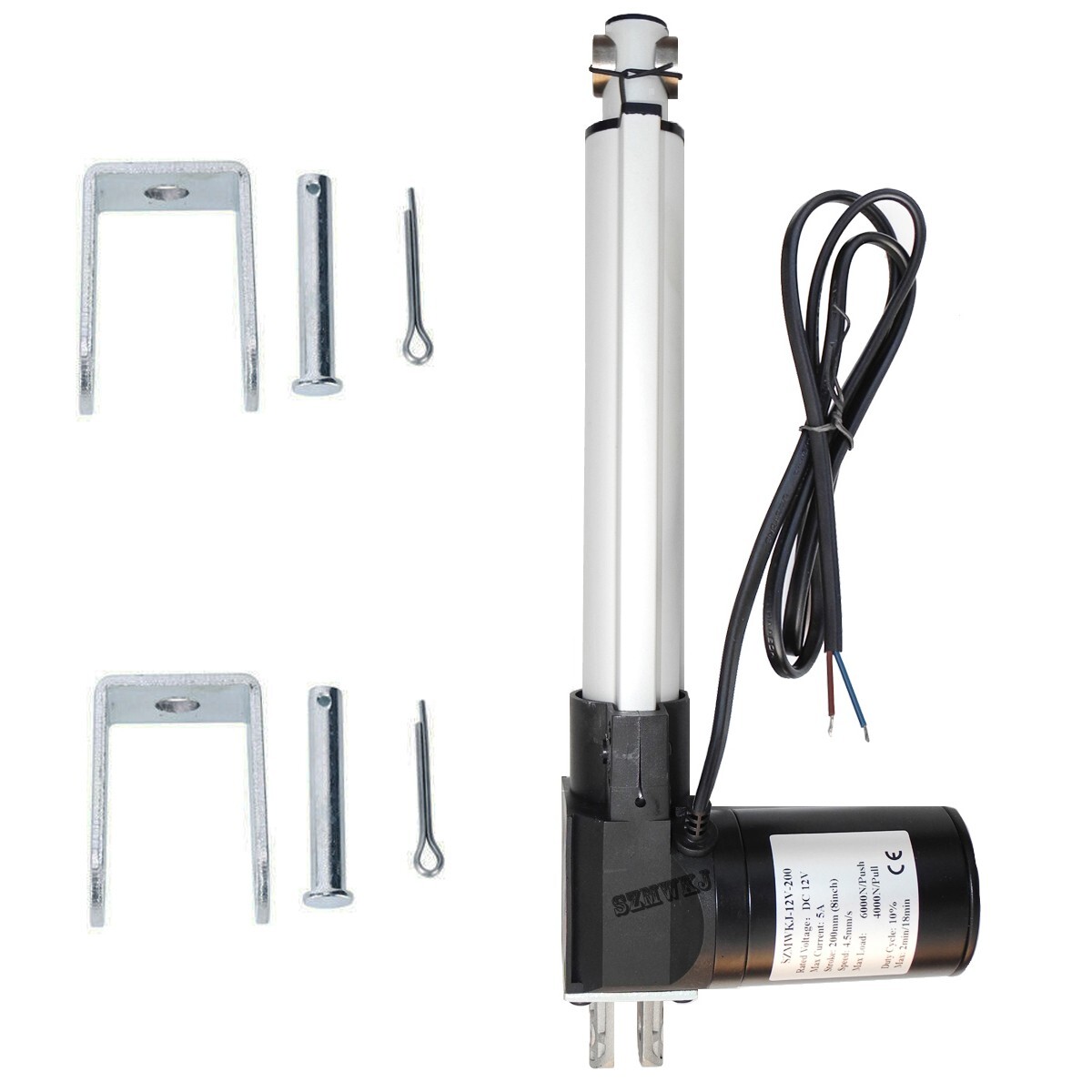 6000N DC Single Axis Solar Tracker Controller 8″ Linear Actuator Anemometer Kits