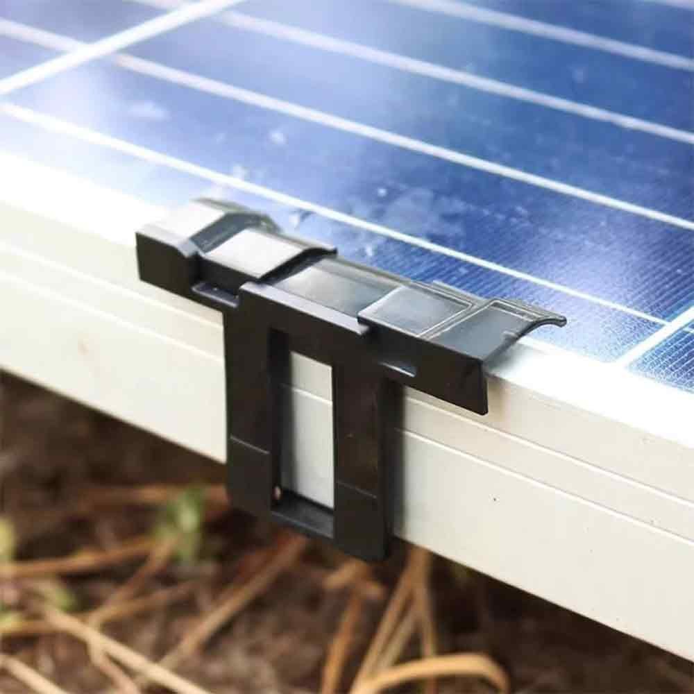 Photovoltaic Panel Water Guide Mud Clamp Solar Panel Water Drain Remove Clip