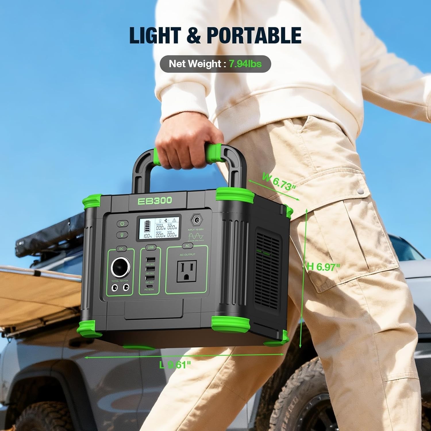 288Wh Lithium Battery – Outdoor Travel Companion