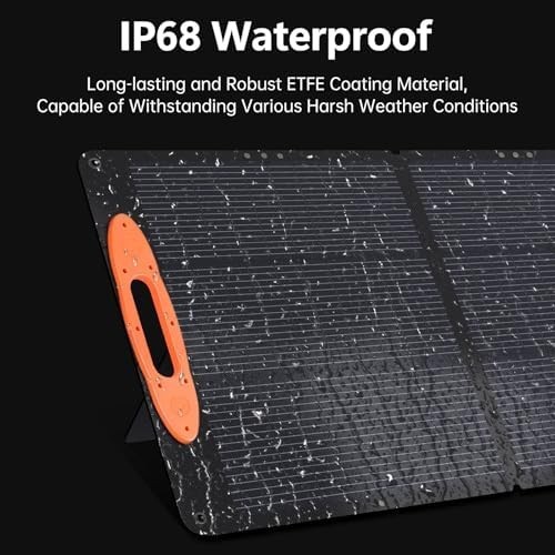 Panel Solar 100W Foldable Waterproof Camping RV SOKIOVOLA Portable Power Station