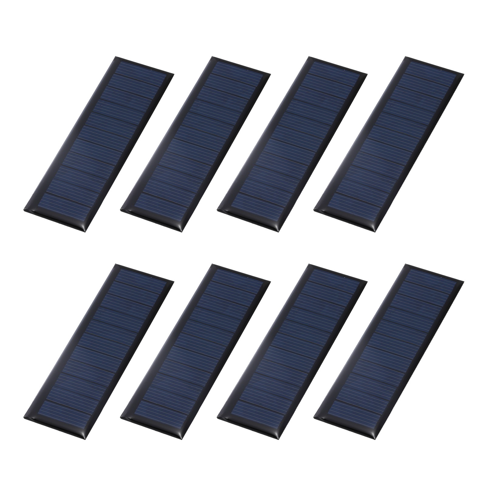 8Pcs 5.5V 0.385W 70mA Mini Solar Panels, Solar Photovoltaic Power Cells