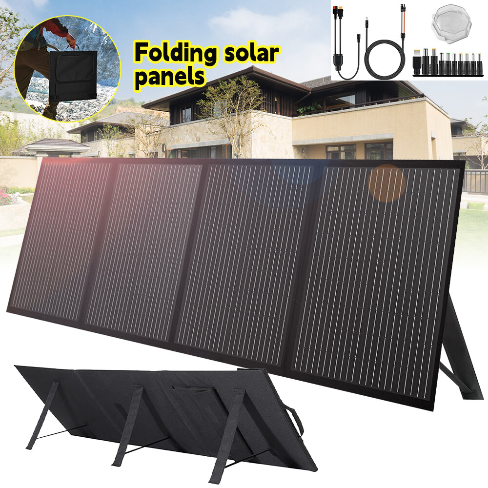 250W Mono Solar Panel 18V Foldable Solar Charger Power Bank for Power Station RV
