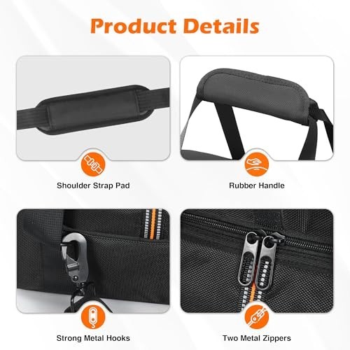 Portable Power Station Carrying Bag for Explorer 2000 V2, Travel Case with Quick