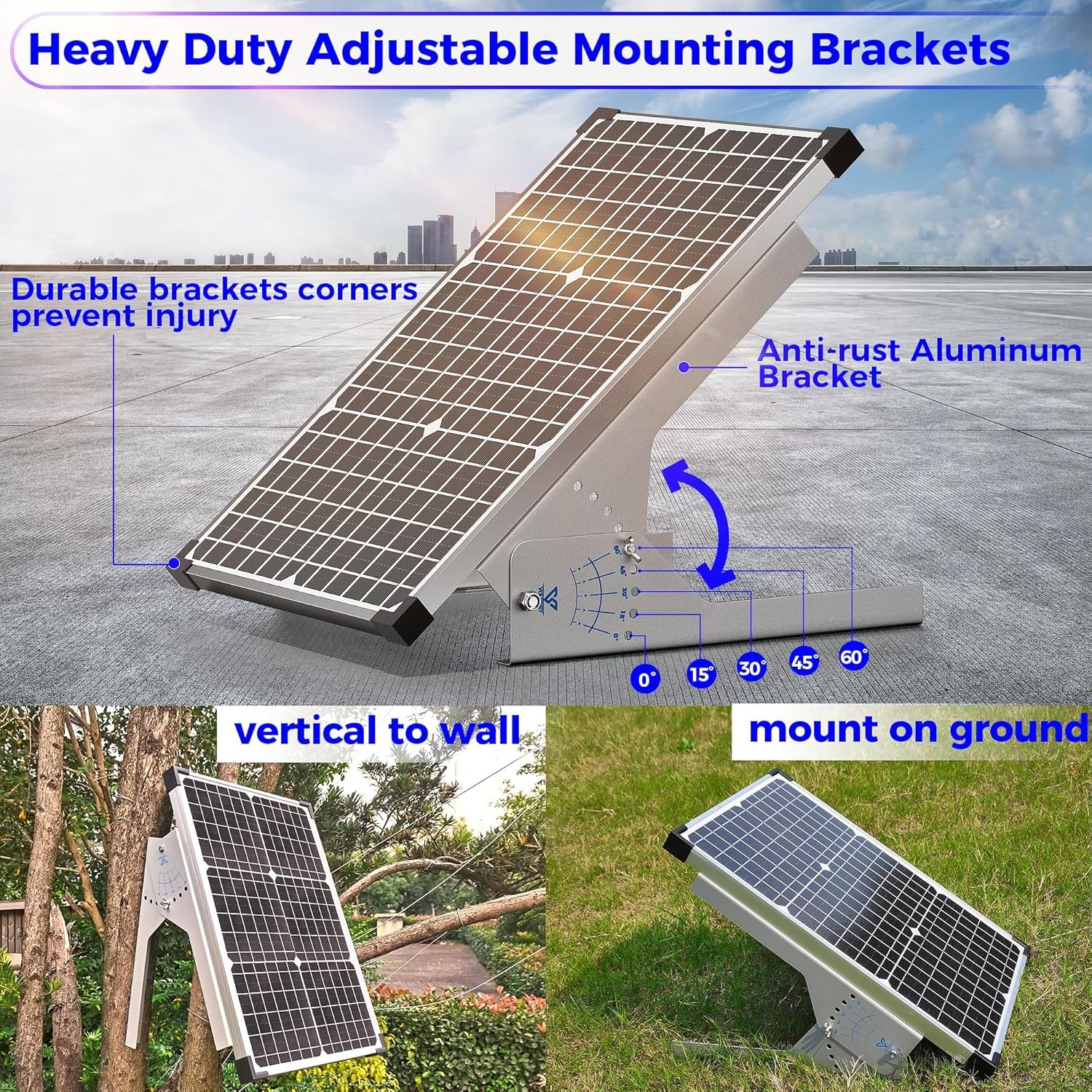 Voltset 30W Solar Panel Kit 12V MPPT Controller Adjustable