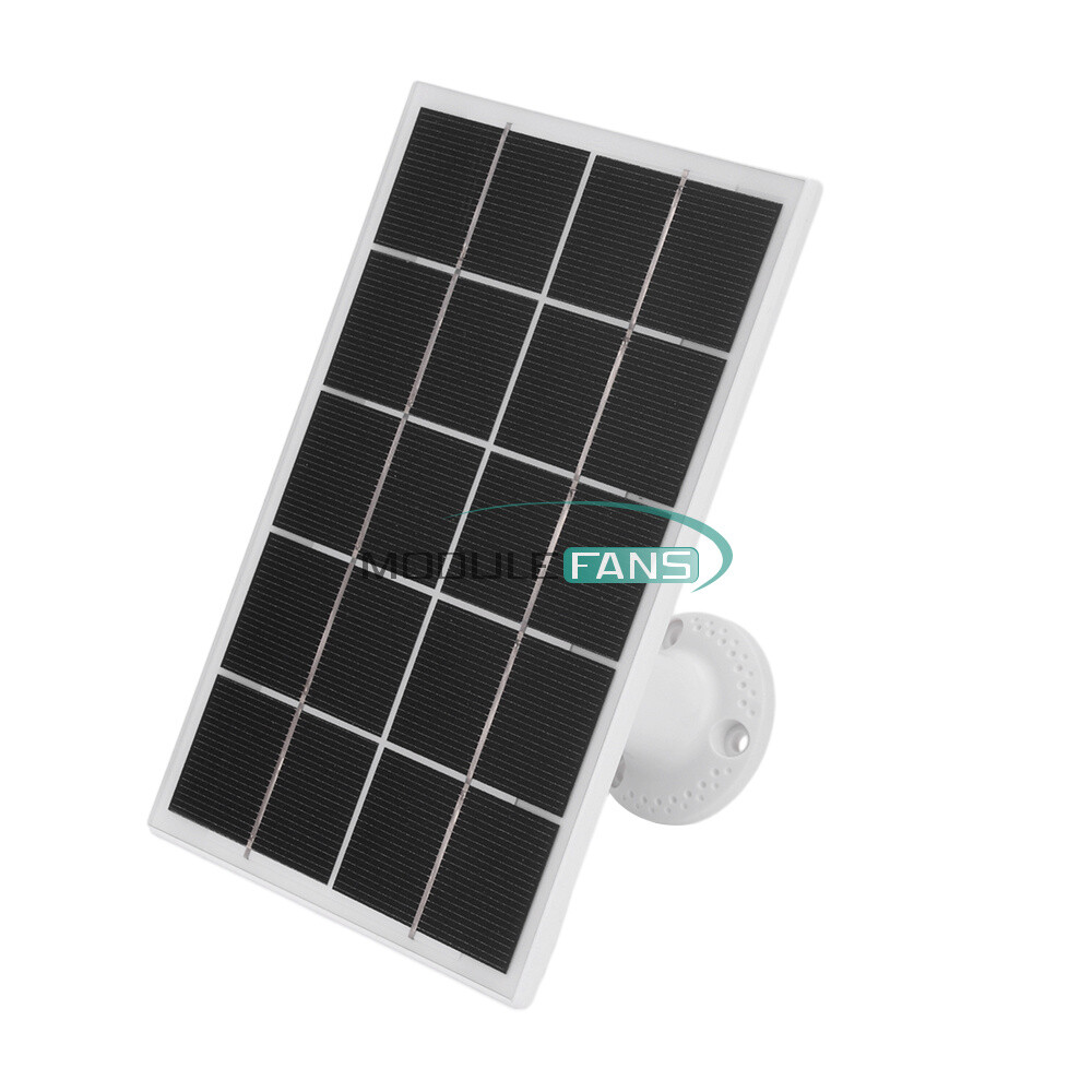 8W 5V Microcrystal Solar Panel with Mounting Brackets Security Camera Water Pump