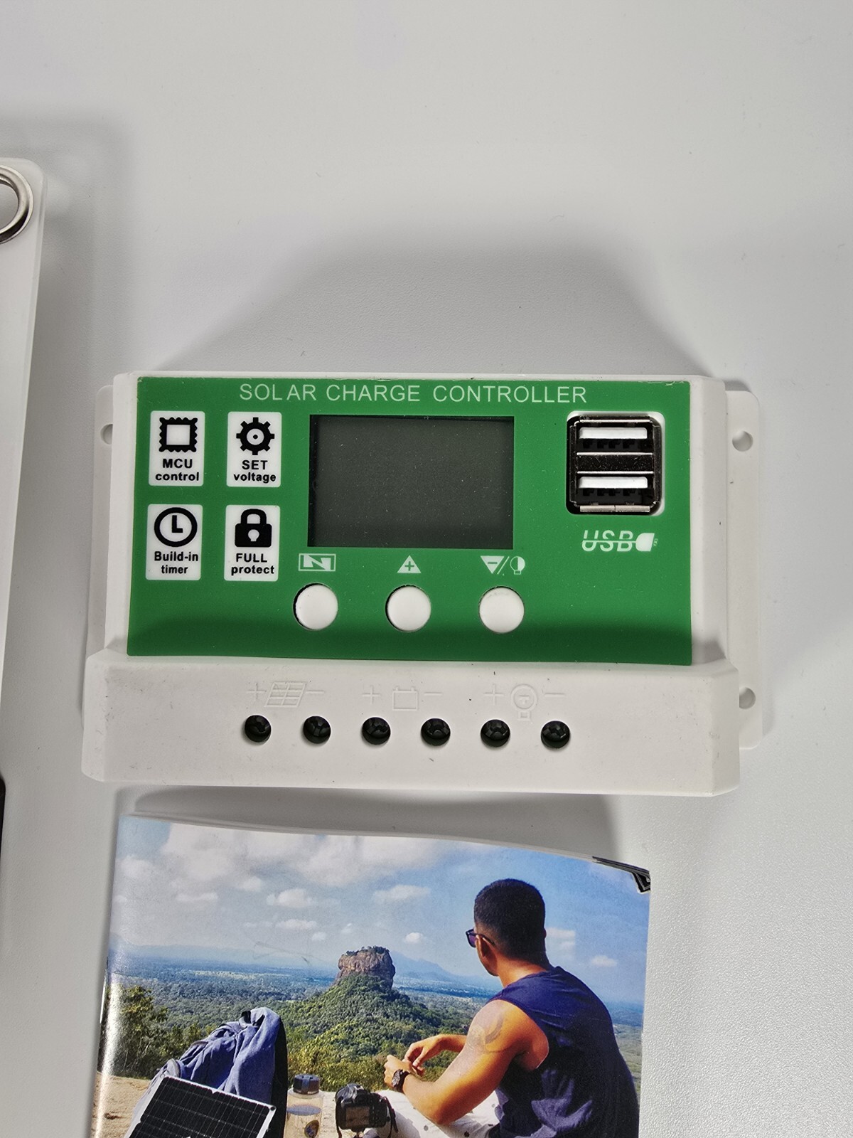 Solar Panel Kit, 12W High Conversion Stable Solar Panel Controller Kit for Cars