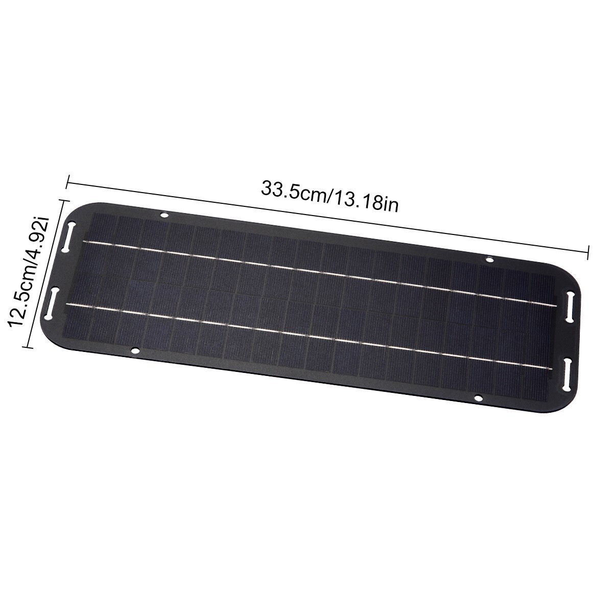 30W 12V Solar Panel Trickle Charger Kit for Car RV Boat Motor Battery Waterproof