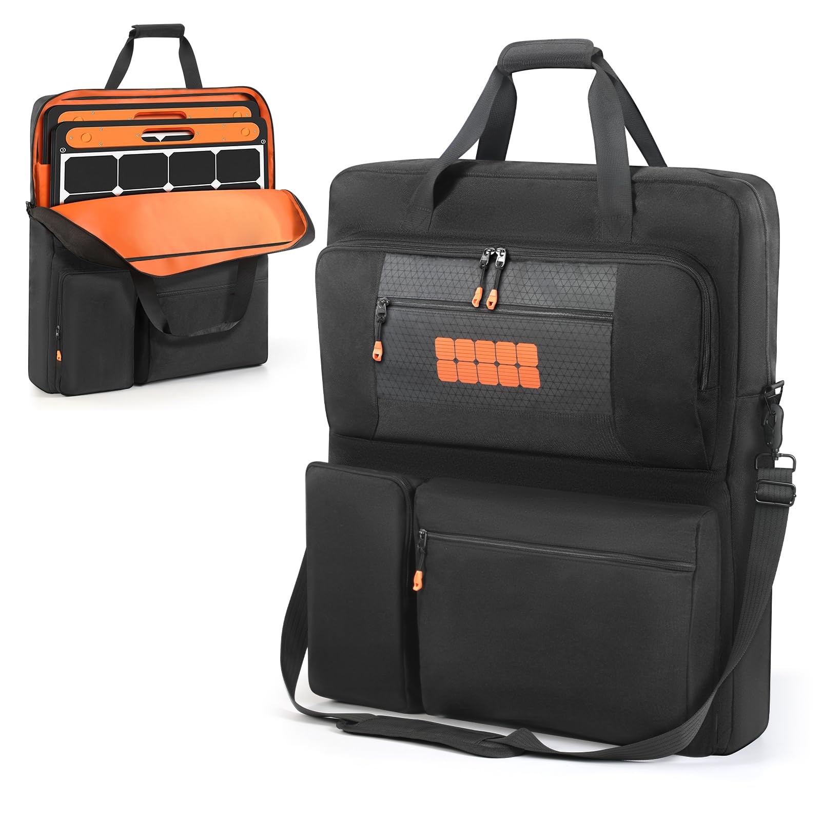 Solar Panel Carrying Case with Jackery SolarSaga 100W 200W / Anker 100W 200W …