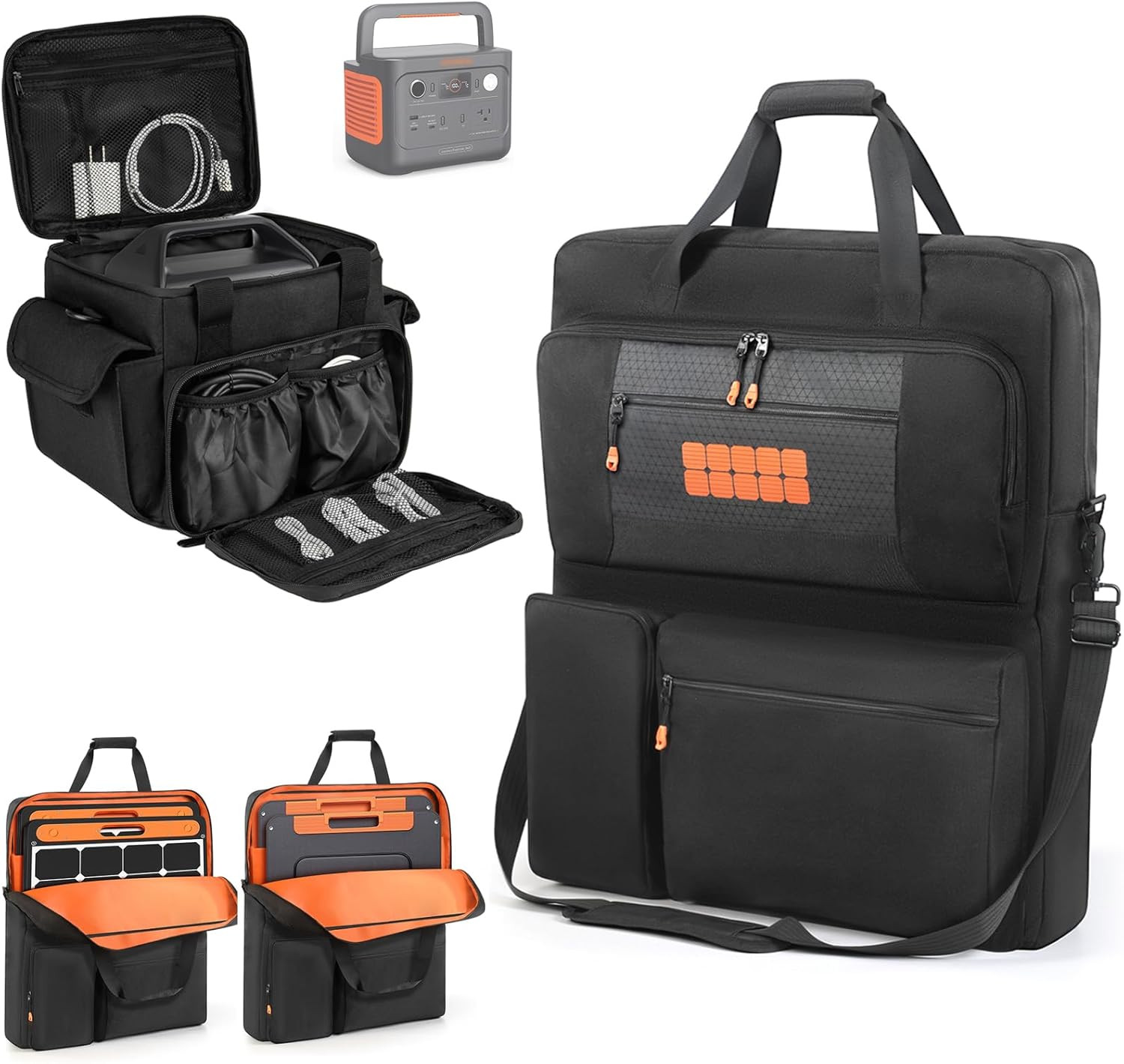 Carrying Case Fits for Jackery Explorer 1000 V2/500,Solar Panel Carrying Case Fi