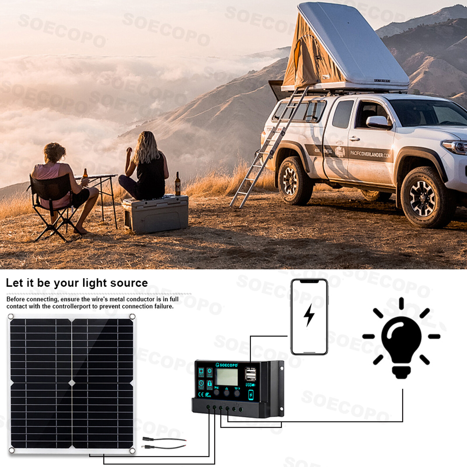 Solar Full Kit 8000w 110v Inverter 300W Solar Panel Home 100A Controller System