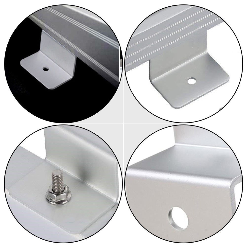 4pcs Solar Panel Mounting Z Support Brackets Boat RV Mounted Solar Panel Racks