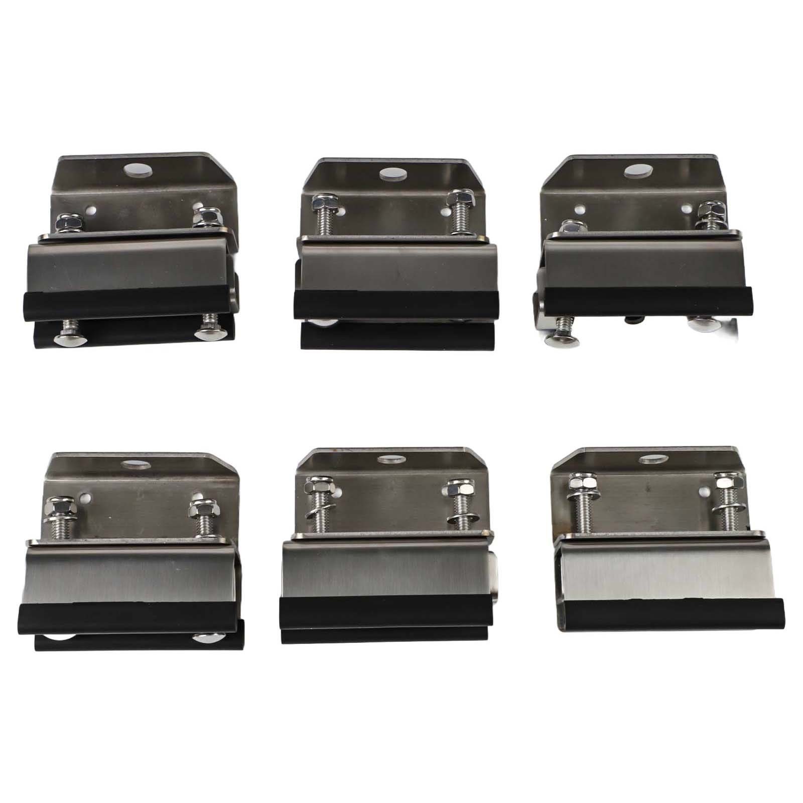 6pcs Photovoltaic Accessories Bracket Set for RV and Yacht Roof Box Stability