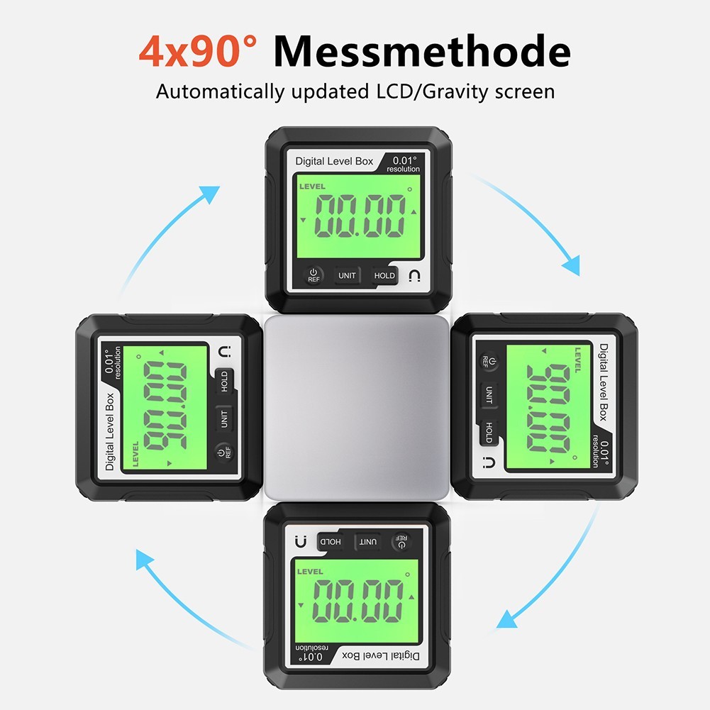 Magnetic Digital Protractor Level for Portable and Accurate Angle Measurement