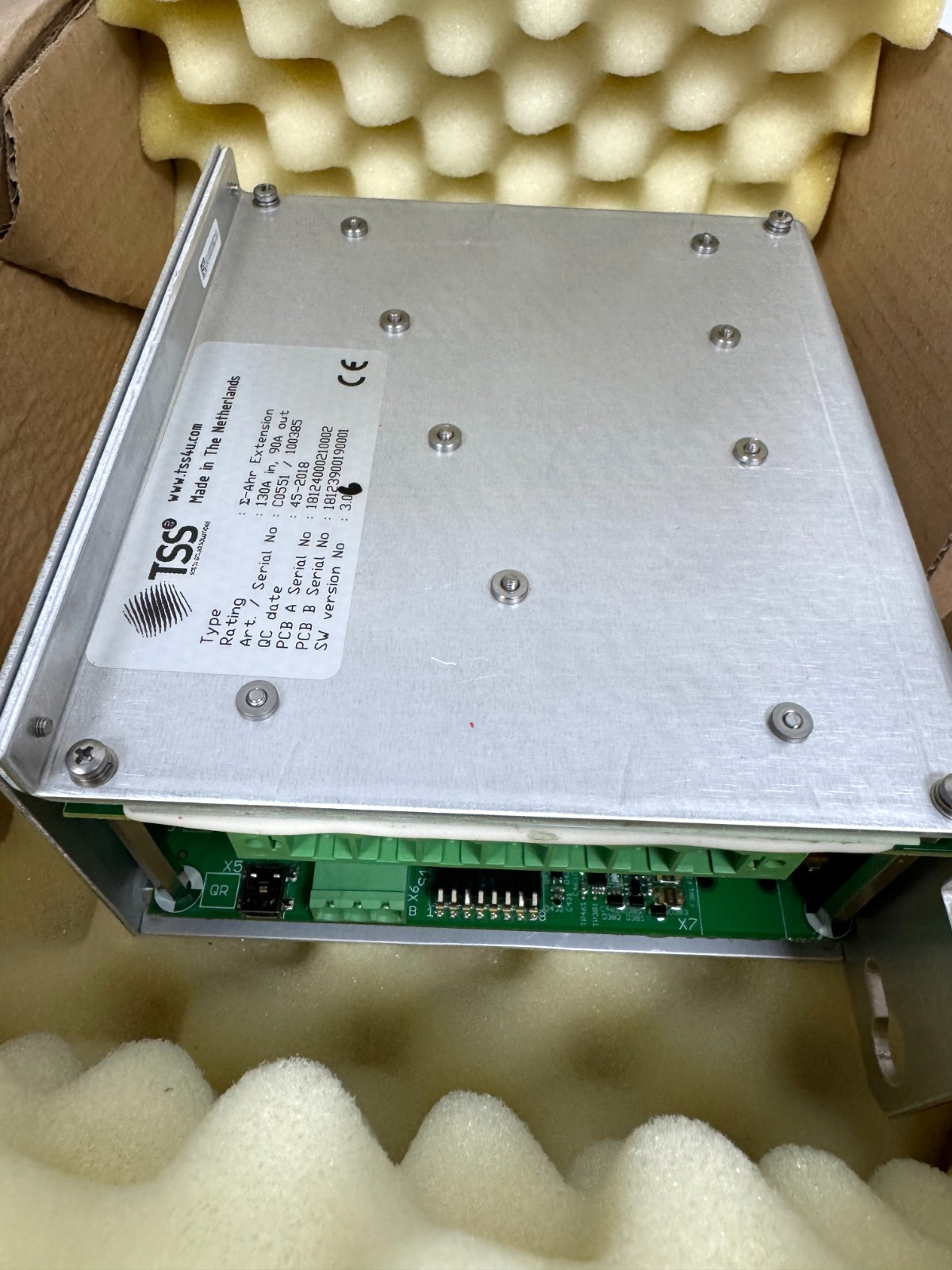TSS C0551 Σ-Ahr Extension 24V 130A Solar PV Monitoring Module Made in Netherland