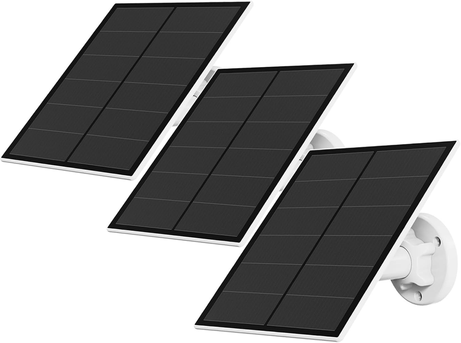 Solar Panel Security Camera 5W USB Solar Panel Micro USB & USB-C Port Outdoor