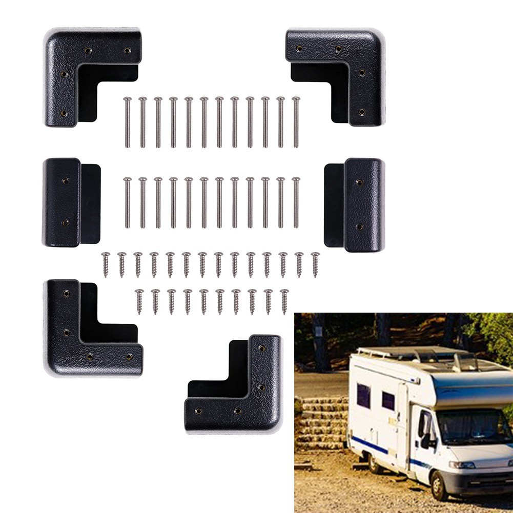 Robust Corner Bracket Kit for DIY Solar Installations on For RVs and Yachts