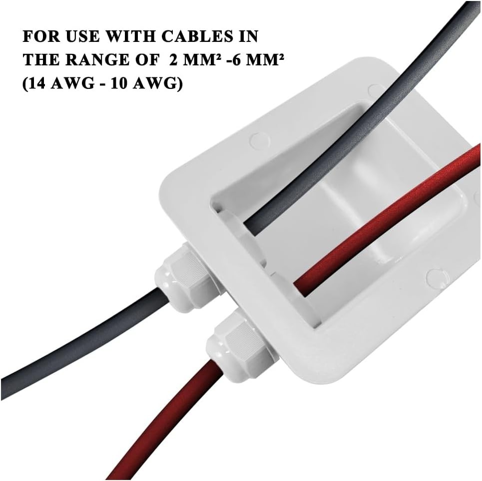 ABS Waterproof Cable Gland for All 2mm² to 6mm² Cables – Ideal for RV & Boats