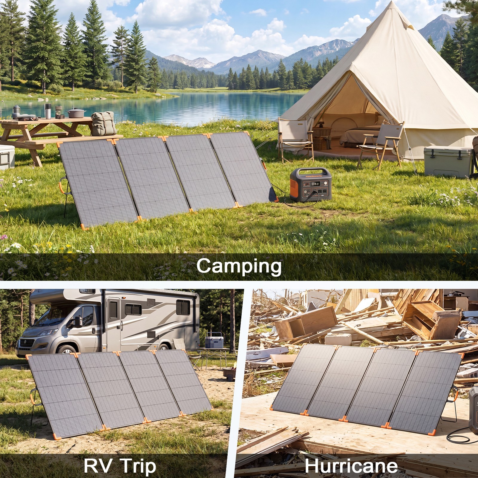 MHPOWOS Bifacial Solar Panel for Anker SOLIX C2000 Gen 2 Portable Power Station