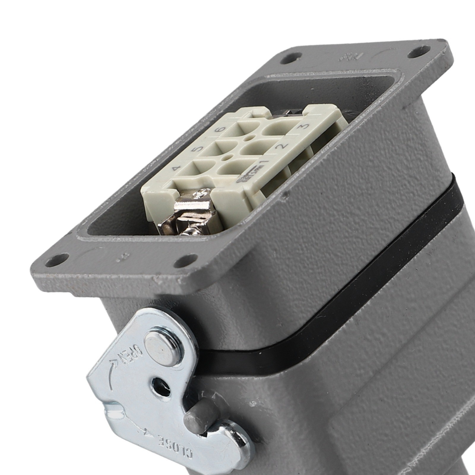 Reliable 6 Pin Industrial Rectangular Connector Resistant to Extreme Conditions