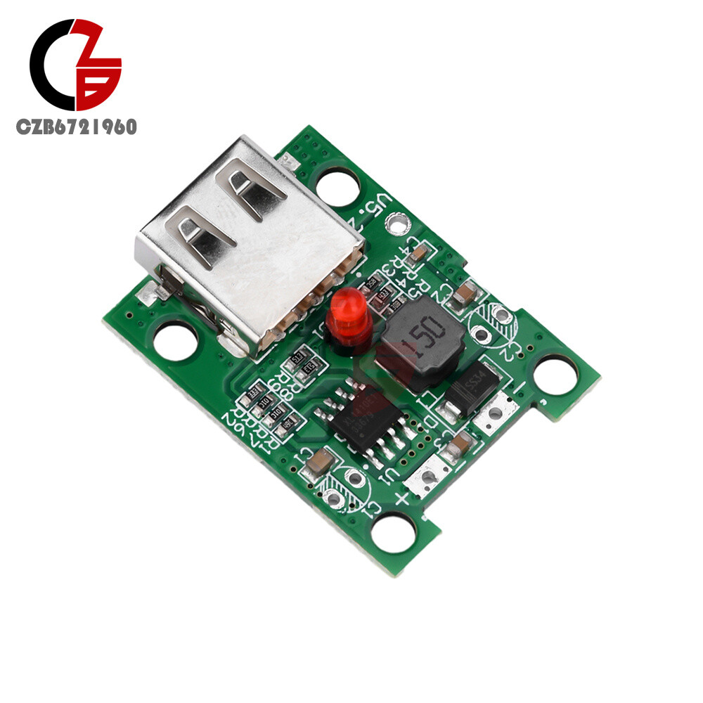 5V 2A Solar Power Bank Panel USB Charge Voltage Controller Regulator Black Shell