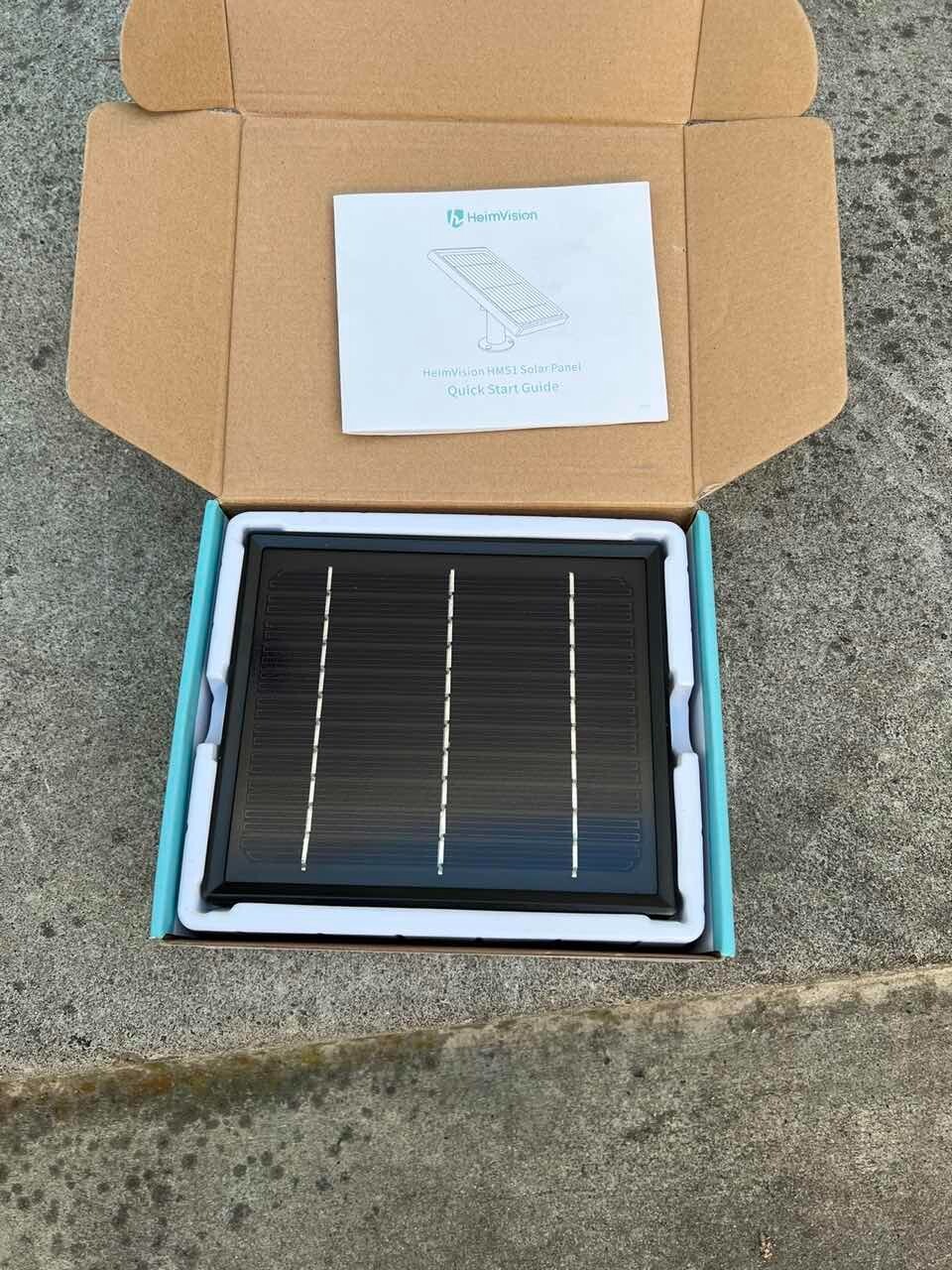 3W HeimVision HMS1 Solar Panel for HMD2 Micro USB 5.5v 0.6A, price for two
