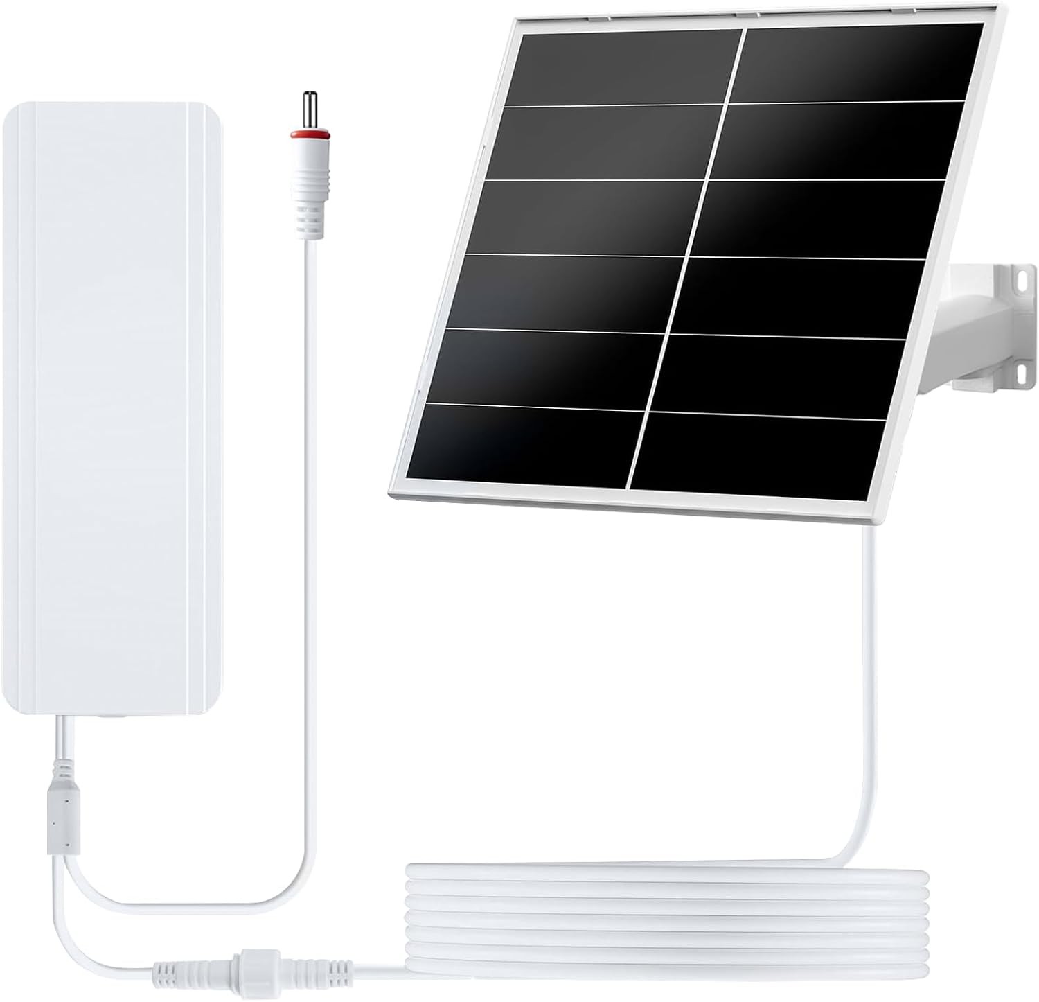 20W Solar Panel Charger Kit with 24000Mah Battery, 5V/12V Adjustable Output, USB