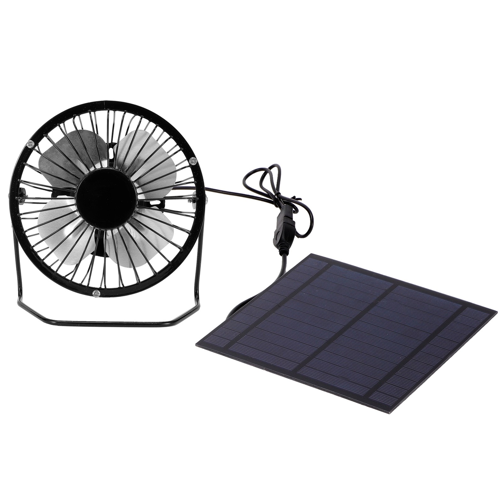 5W Mini Solar Panel with Portable Cooling Fan Photovoltaic Solar Panel Set for G