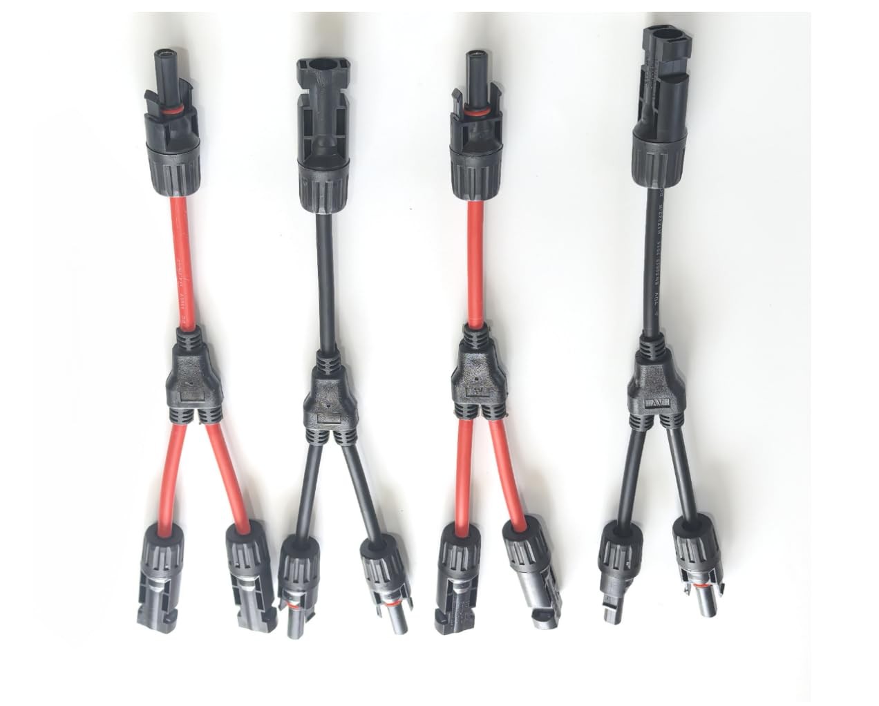 4pcs mc4 y connectors, 30amp Solar Connectors Photovoltaic Panel Adaptor Y Br…