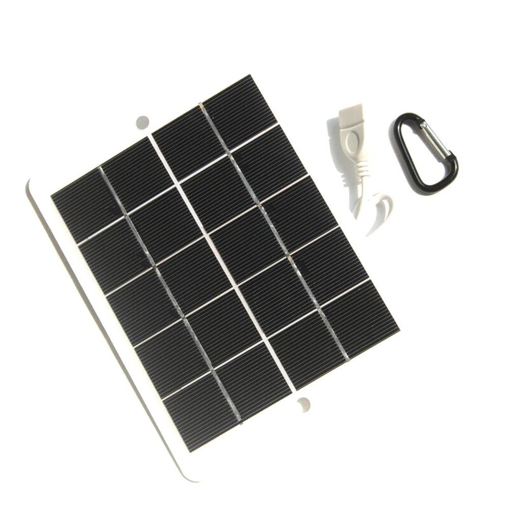 USB Solar Panel Power Bank Charger For 6W 5V Compact Design for Phones