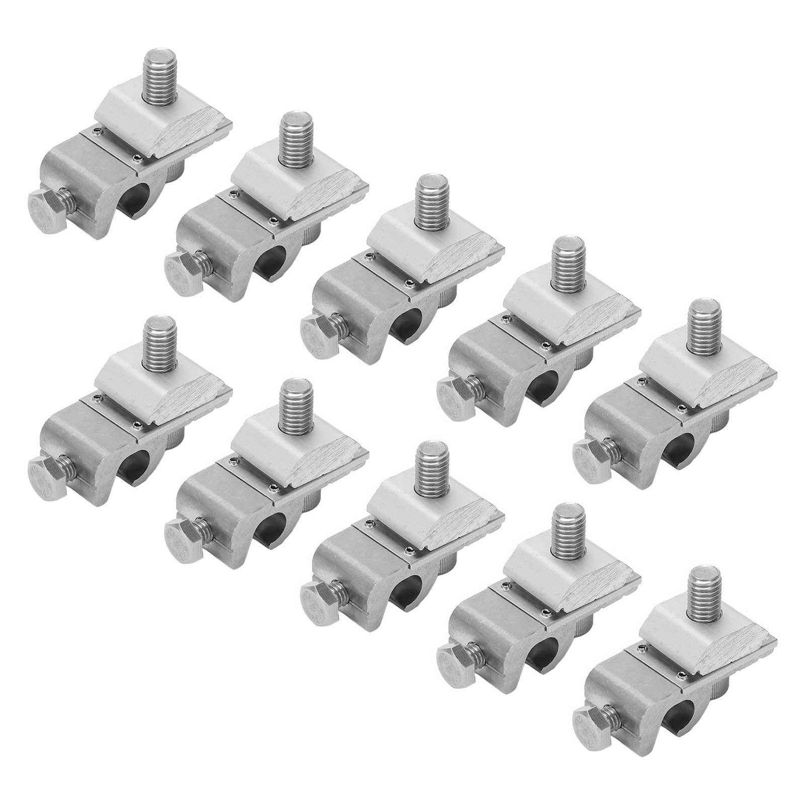 10x Solar Mounting System Grounding Clip Lug Bracket Clamps Photovoltaic SET