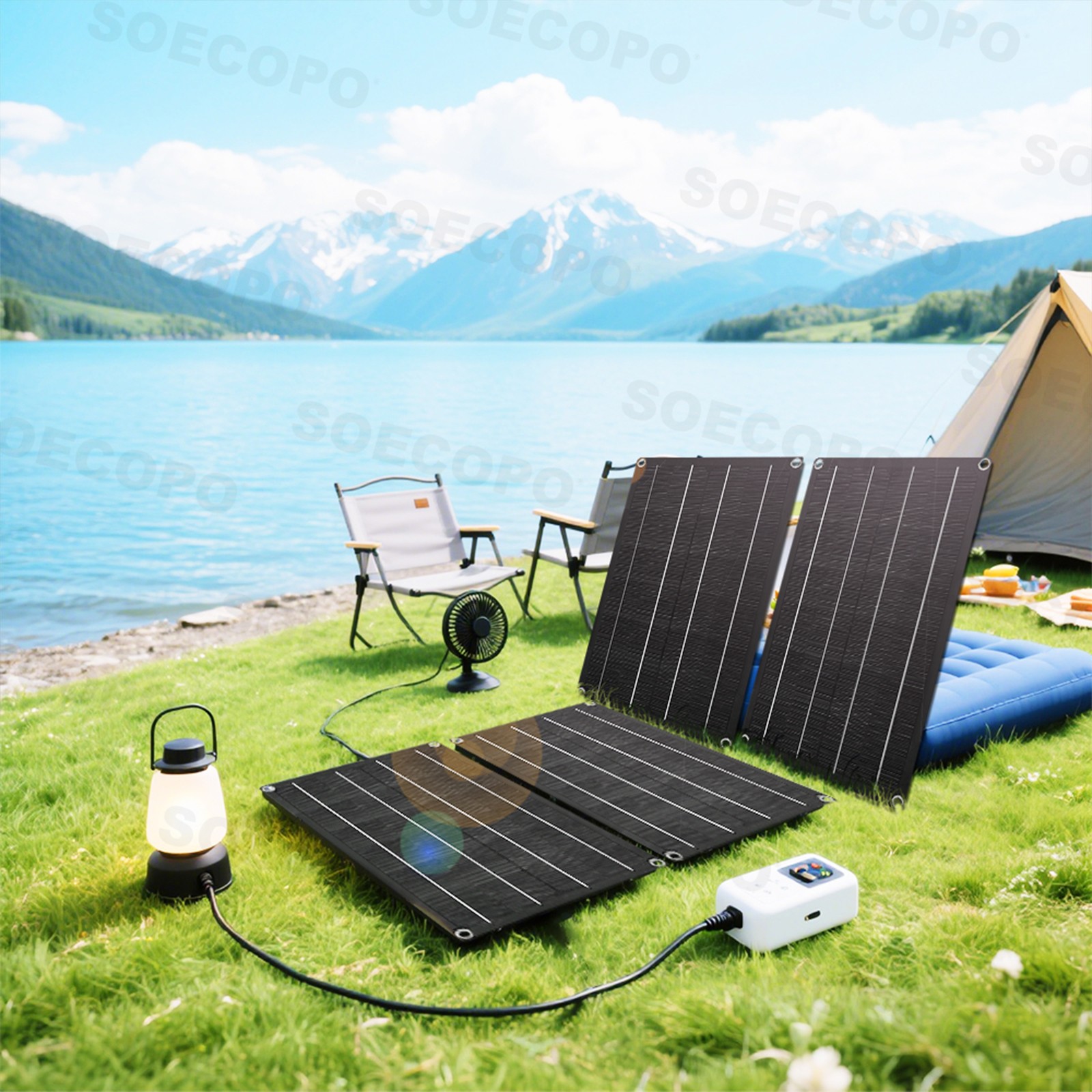 Portable 3200W Solar Panel Kit – 4 x 800W High-Efficiency + 100A Controller