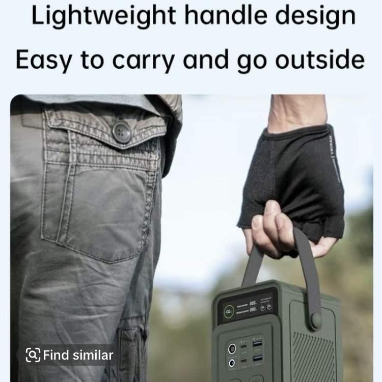 Portable Power Station 60000Mah Outdoor 192wh Battery Powered