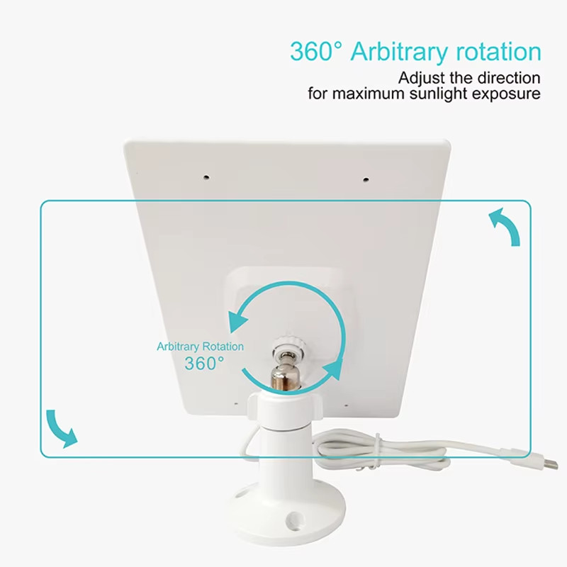 Solar Panel 10W 5V Charging Panel Doorbell Surveillance Type-C Output 10W