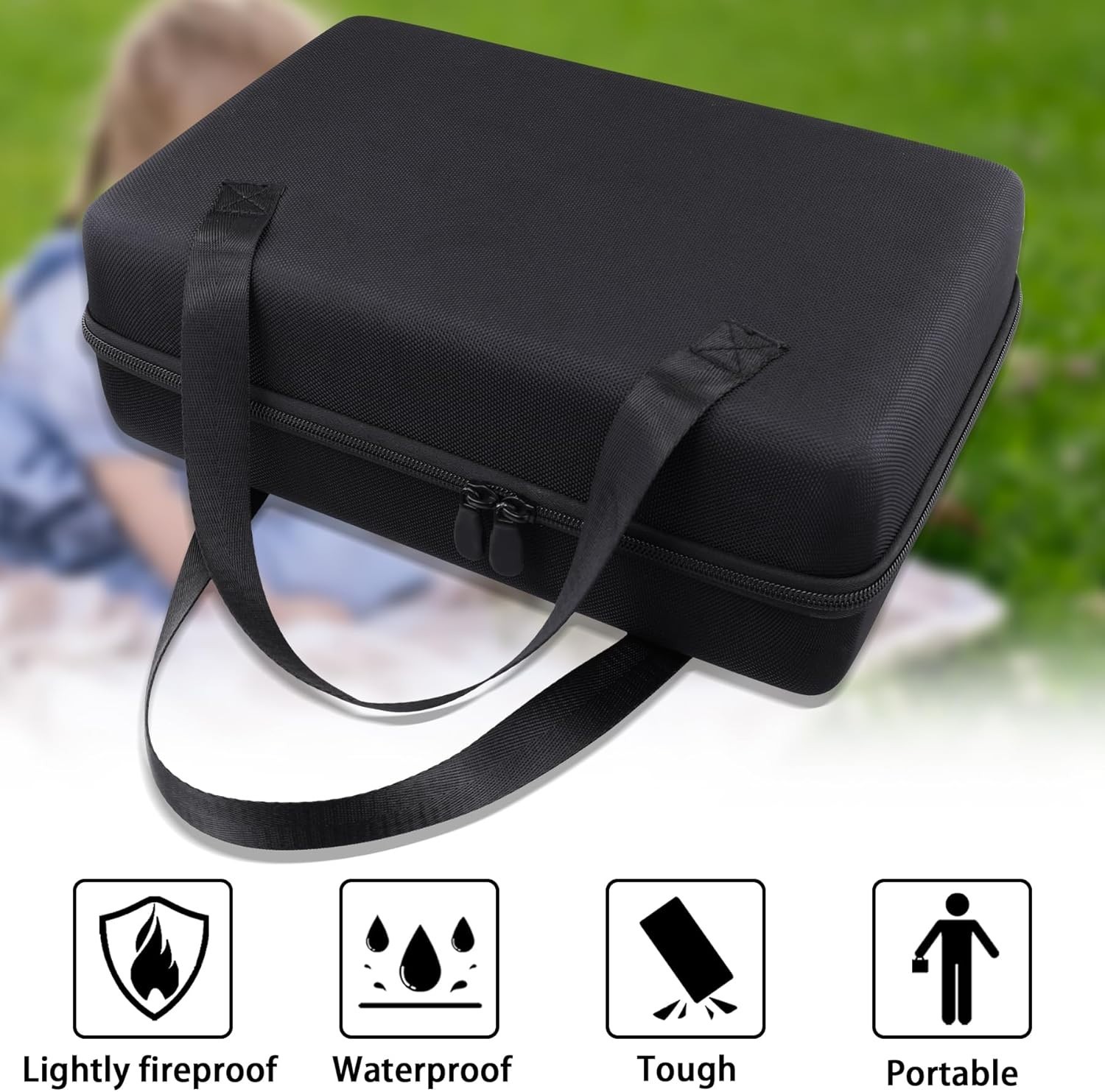 Travel Case EVA Waterproof Dustproof for Portable Power Station RIVER 3