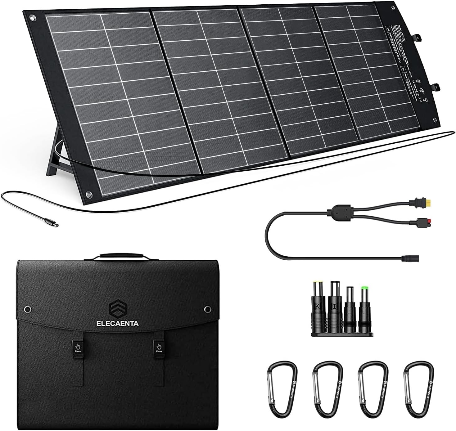120W Portable Solar Panel HPBC for Jackery EF Ecoflow Bluetti 25.4