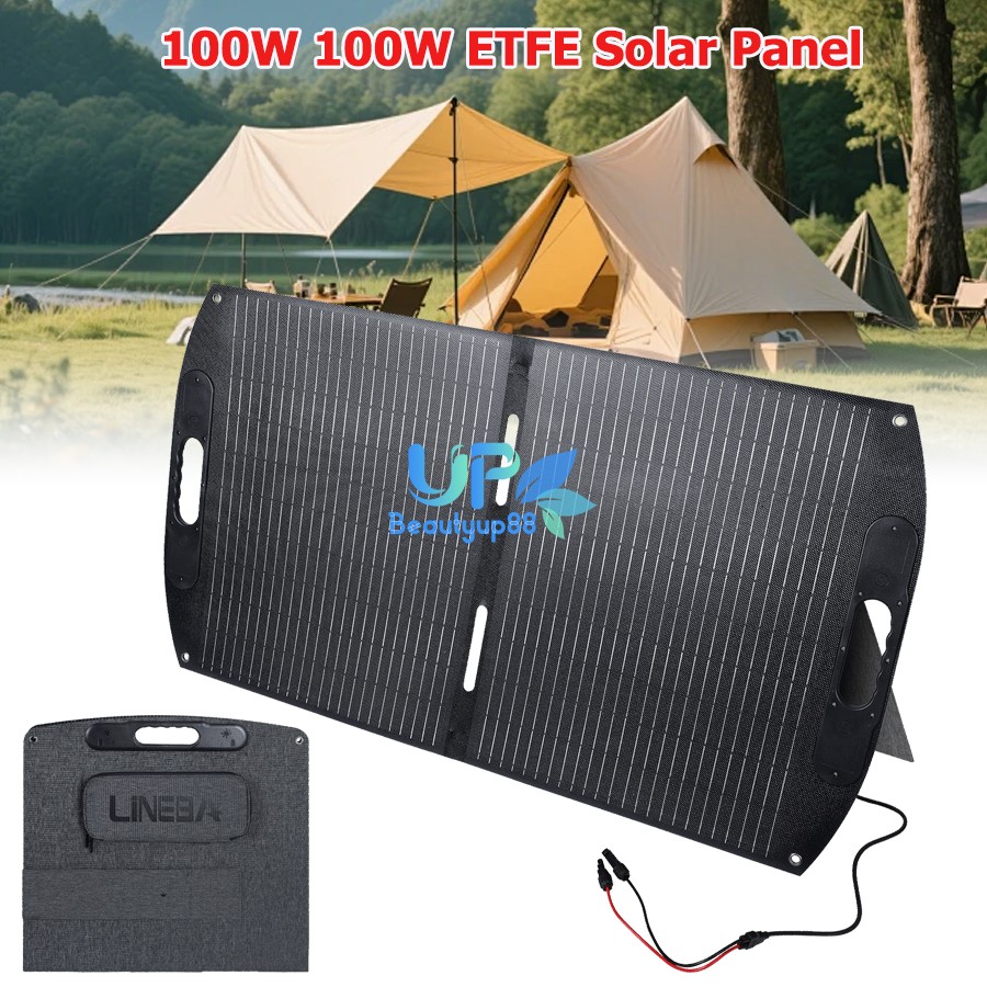 100W 200W 400W Foldable Portable Solar Panel Kit Off-Grid for Home Power RV Camp