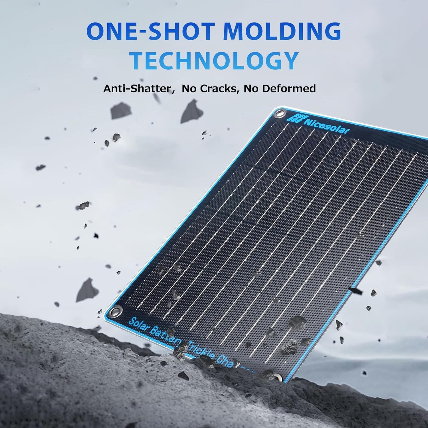Easy-to-Use 10W Solar Panel with 6.5ft Cable – Perfect for Outdoor Adventures