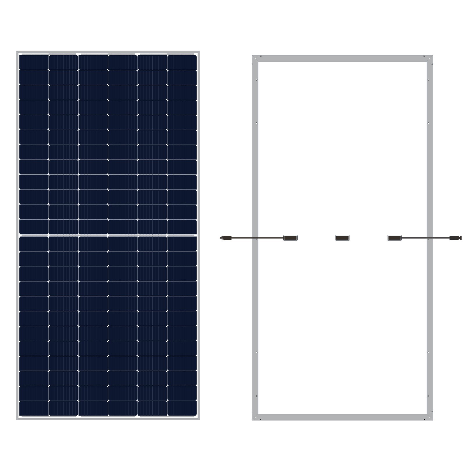 30x Pv-Modul 450 Wp Tidesolar Pv-Anlage Photovoltaic Aluminum Frame Solar System